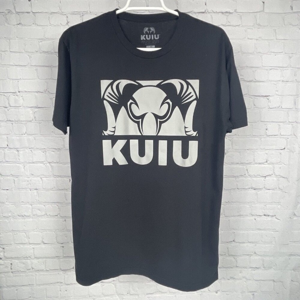 Kuiu Ultralight Hunting T Shirt Large America Ram Logo Short Sleeve Black